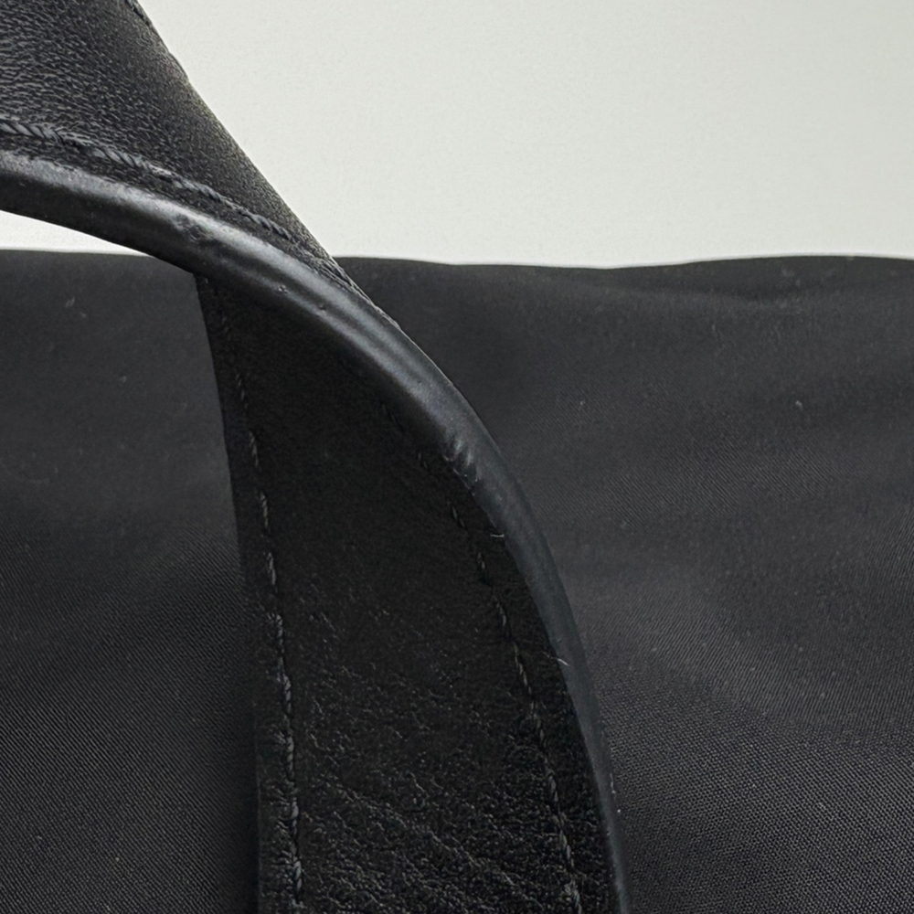 Burberry Logo Backpack, Polyester, Black, Women's… - image 5